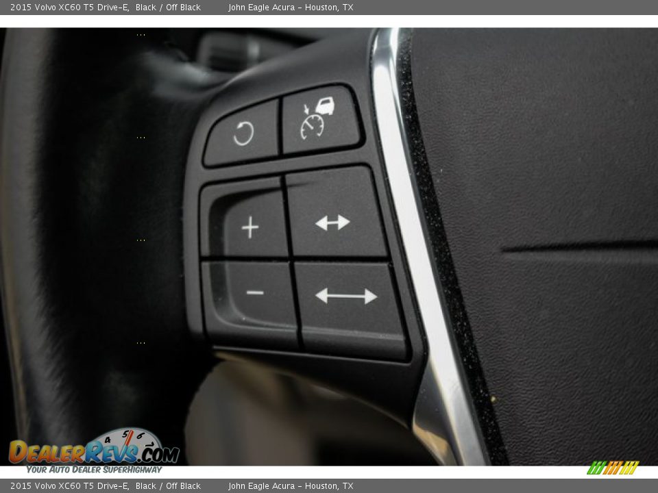 2015 Volvo XC60 T5 Drive-E Black / Off Black Photo #34