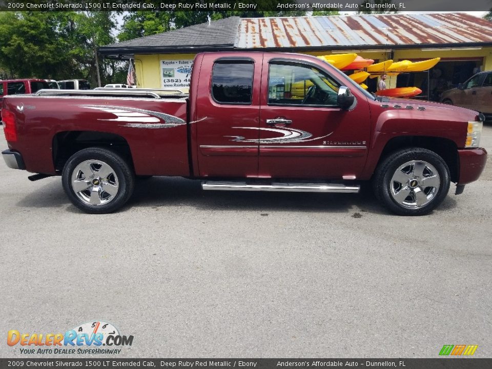 2009 Chevrolet Silverado 1500 LT Extended Cab Deep Ruby Red Metallic / Ebony Photo #2