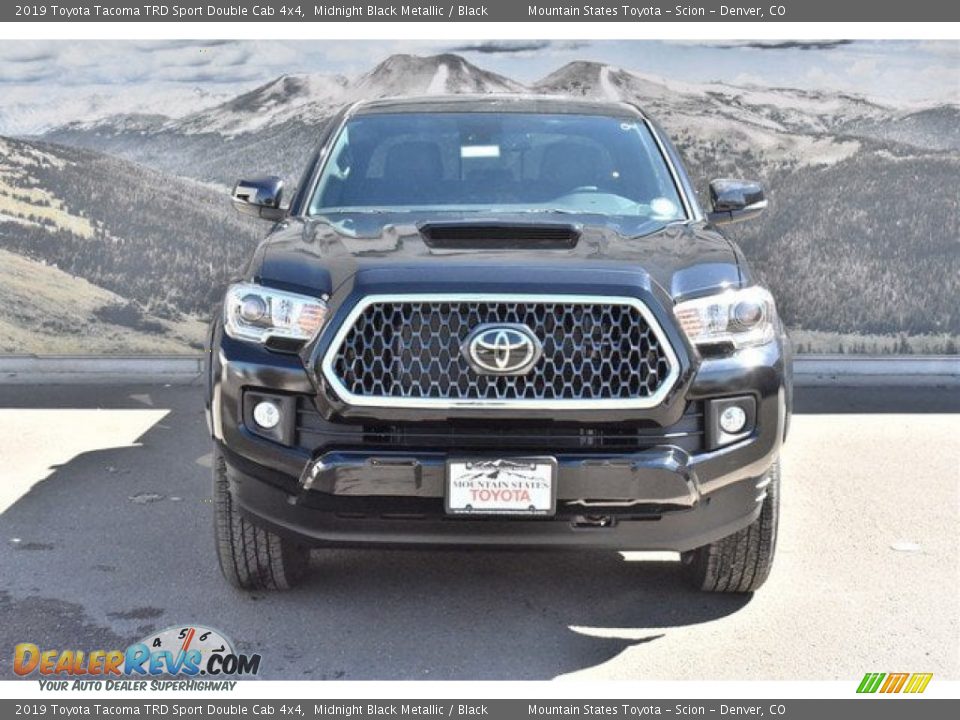 2019 Toyota Tacoma TRD Sport Double Cab 4x4 Midnight Black Metallic / Black Photo #2