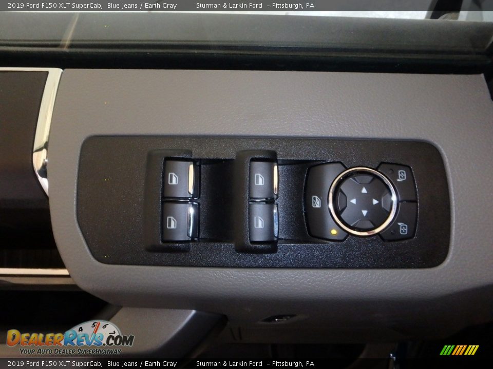2019 Ford F150 XLT SuperCab Blue Jeans / Earth Gray Photo #9