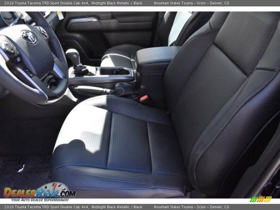 2019 Toyota Tacoma TRD Sport Double Cab 4x4 Midnight Black Metallic / Black Photo #6