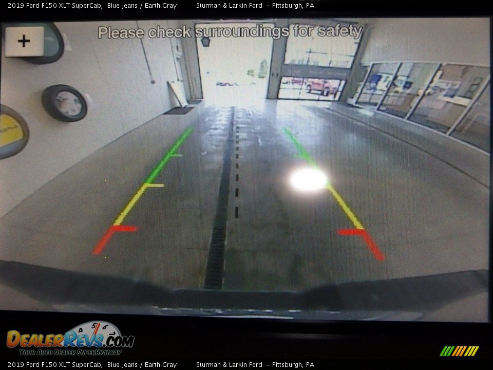 2019 Ford F150 XLT SuperCab Blue Jeans / Earth Gray Photo #11