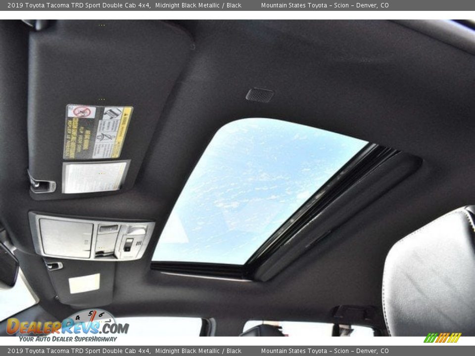 2019 Toyota Tacoma TRD Sport Double Cab 4x4 Midnight Black Metallic / Black Photo #8