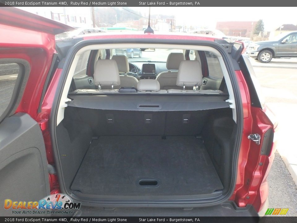 2018 Ford EcoSport Titanium 4WD Ruby Red / Medium Light Stone Photo #6