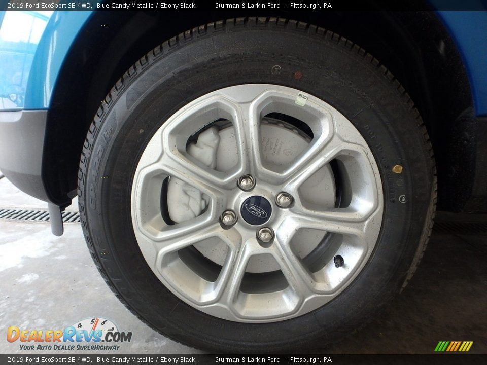 2019 Ford EcoSport SE 4WD Blue Candy Metallic / Ebony Black Photo #6