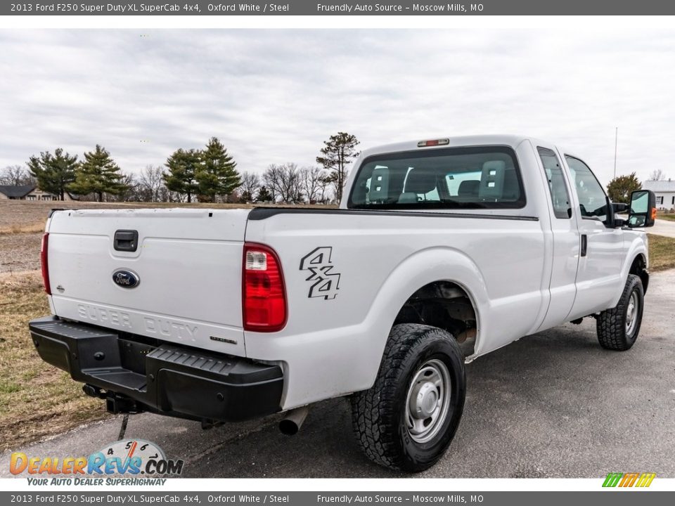 2013 Ford F250 Super Duty XL SuperCab 4x4 Oxford White / Steel Photo #4