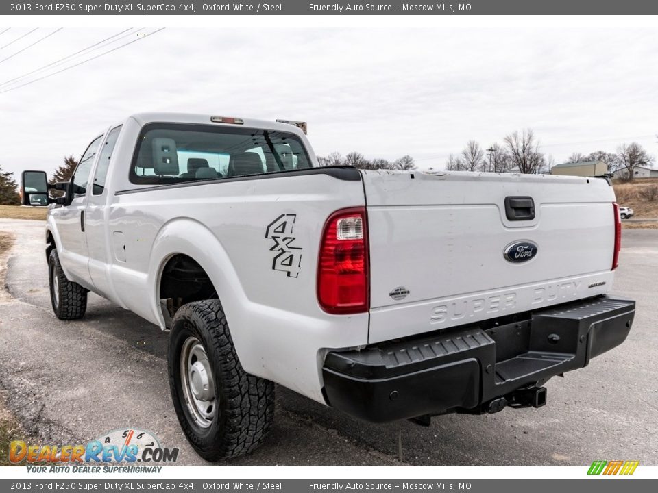 2013 Ford F250 Super Duty XL SuperCab 4x4 Oxford White / Steel Photo #6