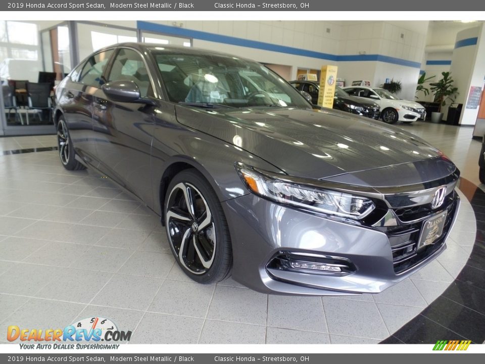 2019 Honda Accord Sport Sedan Modern Steel Metallic / Black Photo #3