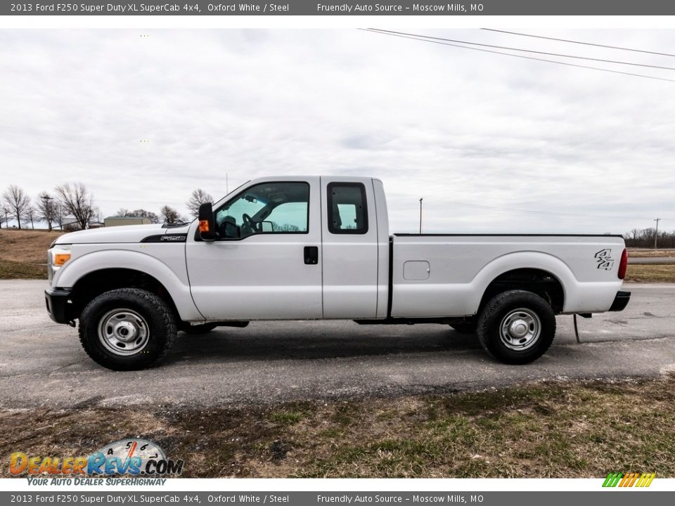 2013 Ford F250 Super Duty XL SuperCab 4x4 Oxford White / Steel Photo #7