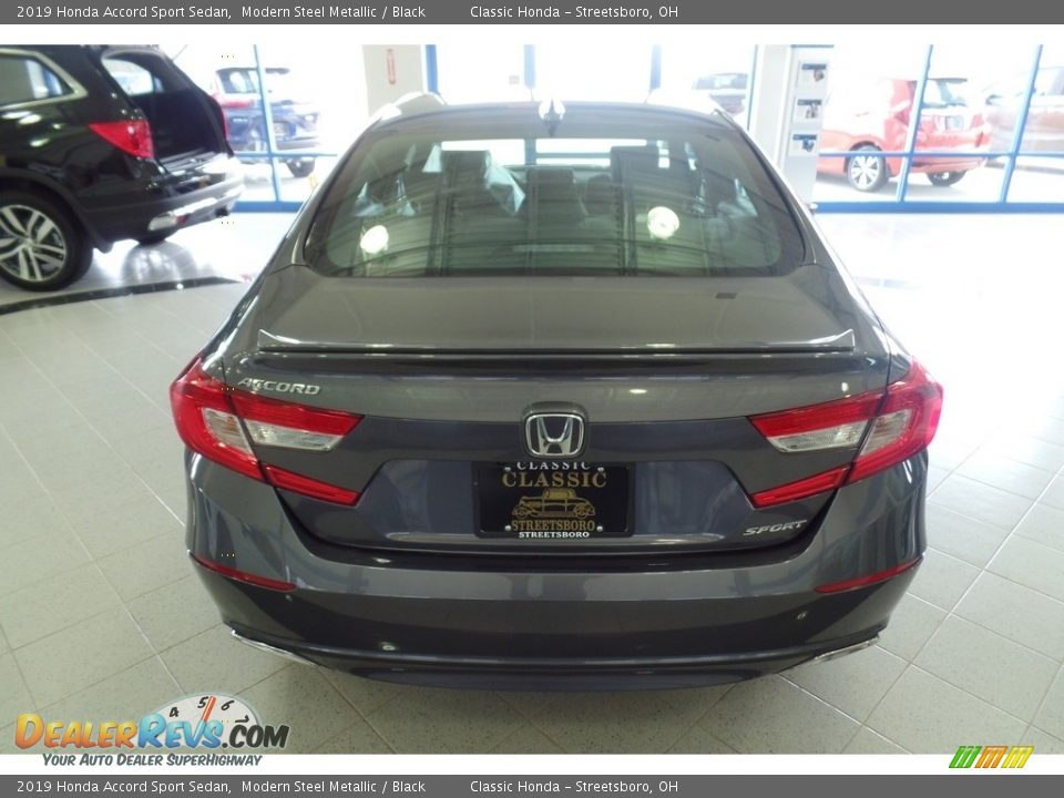 2019 Honda Accord Sport Sedan Modern Steel Metallic / Black Photo #6