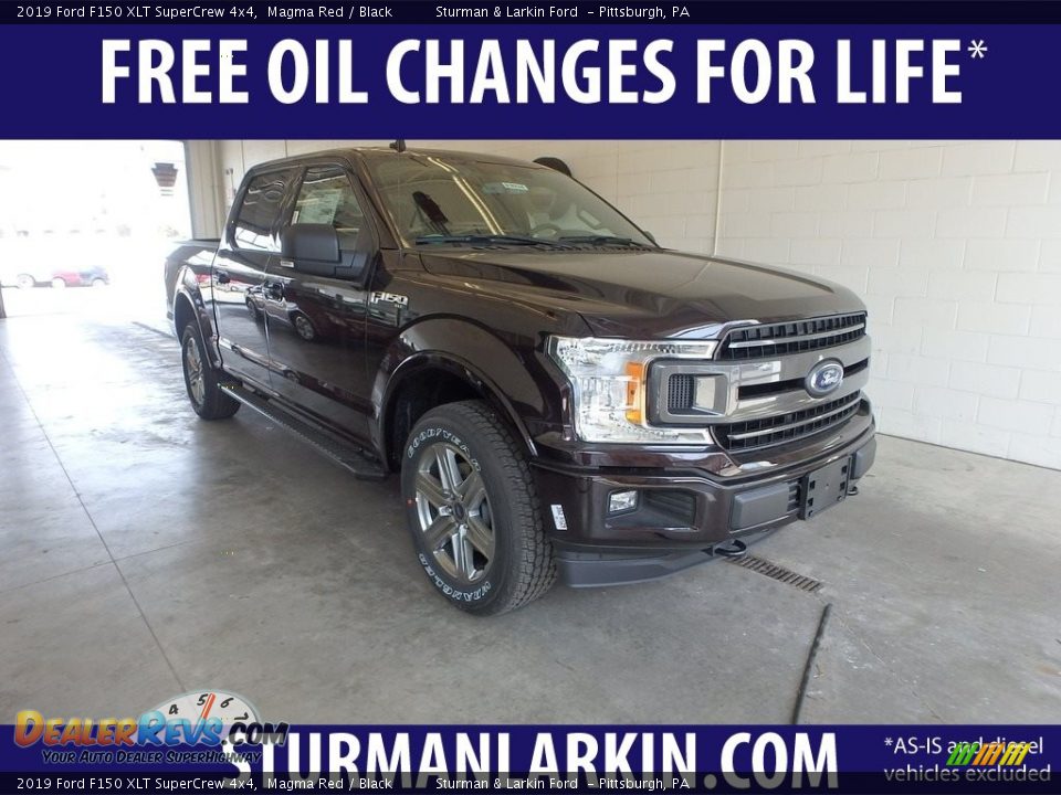 2019 Ford F150 XLT SuperCrew 4x4 Magma Red / Black Photo #1