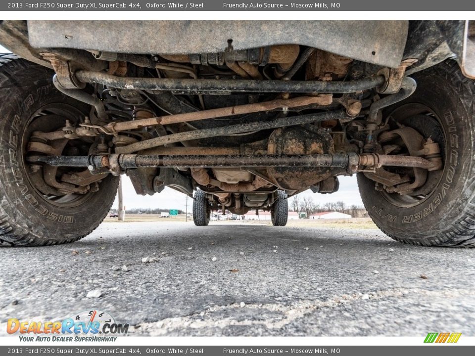 2013 Ford F250 Super Duty XL SuperCab 4x4 Oxford White / Steel Photo #10