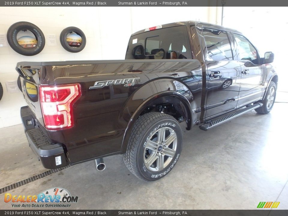 2019 Ford F150 XLT SuperCrew 4x4 Magma Red / Black Photo #2