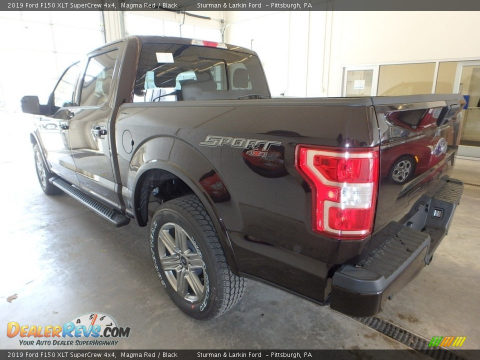 2019 Ford F150 XLT SuperCrew 4x4 Magma Red / Black Photo #3