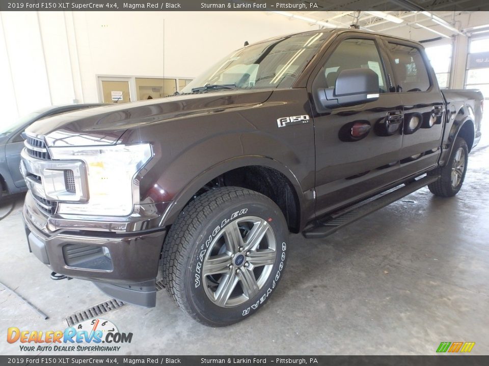 2019 Ford F150 XLT SuperCrew 4x4 Magma Red / Black Photo #4