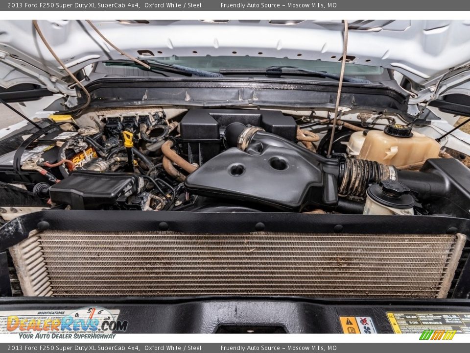 2013 Ford F250 Super Duty XL SuperCab 4x4 Oxford White / Steel Photo #16
