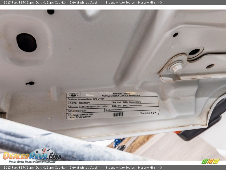 2013 Ford F250 Super Duty XL SuperCab 4x4 Oxford White / Steel Photo #17