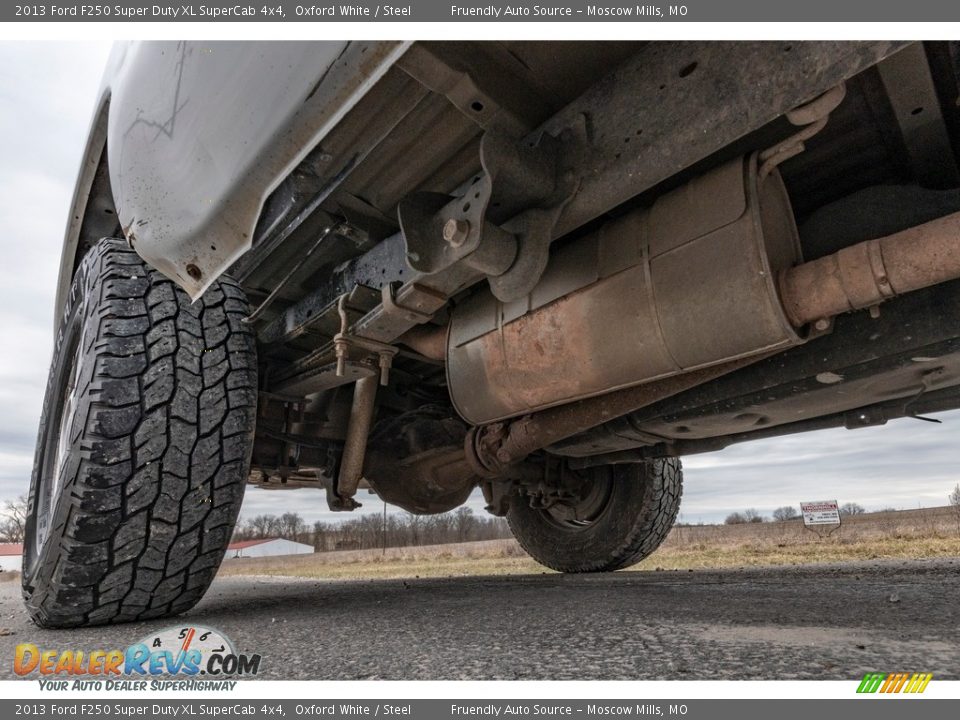 2013 Ford F250 Super Duty XL SuperCab 4x4 Oxford White / Steel Photo #18