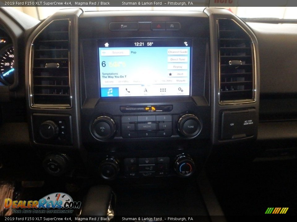 2019 Ford F150 XLT SuperCrew 4x4 Magma Red / Black Photo #13