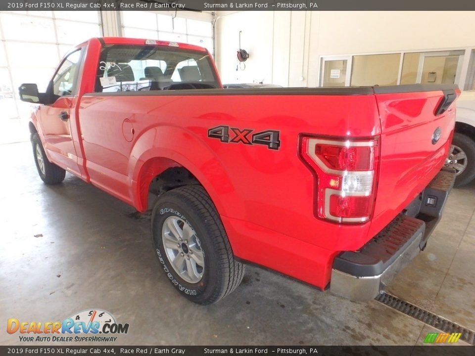 2019 Ford F150 XL Regular Cab 4x4 Race Red / Earth Gray Photo #3