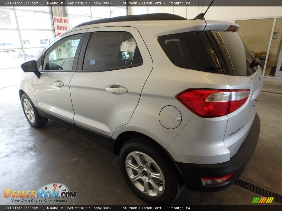 2019 Ford EcoSport SE Moondust Silver Metallic / Ebony Black Photo #4