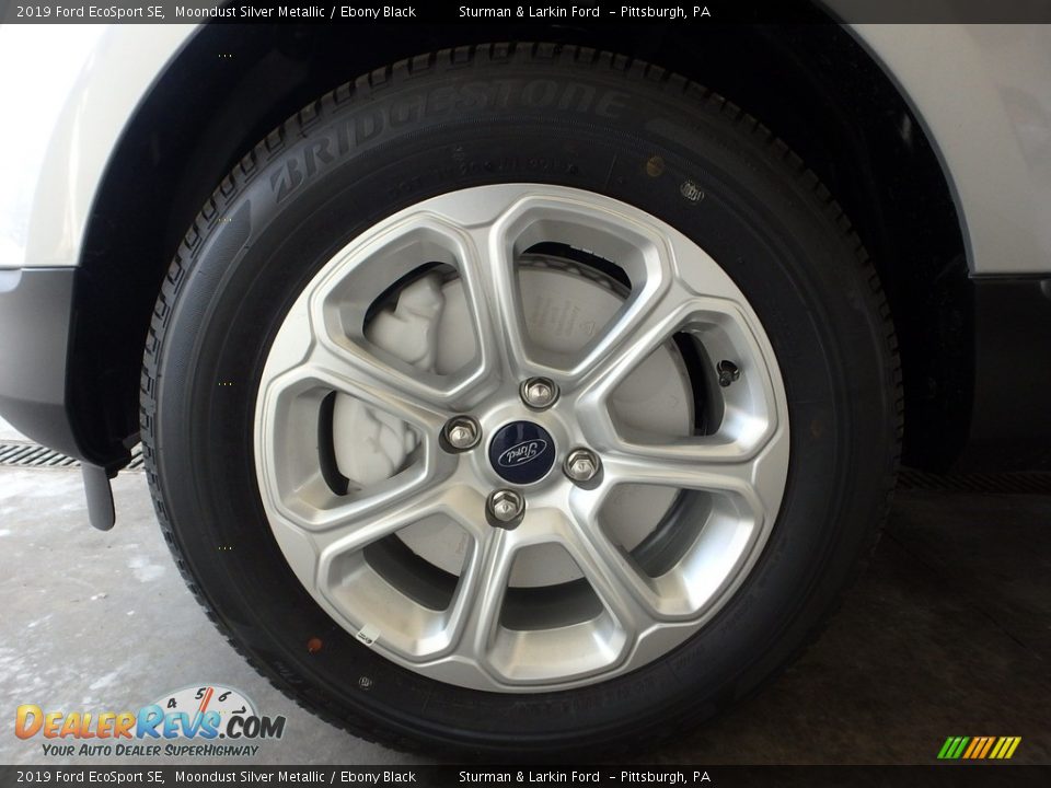2019 Ford EcoSport SE Moondust Silver Metallic / Ebony Black Photo #6