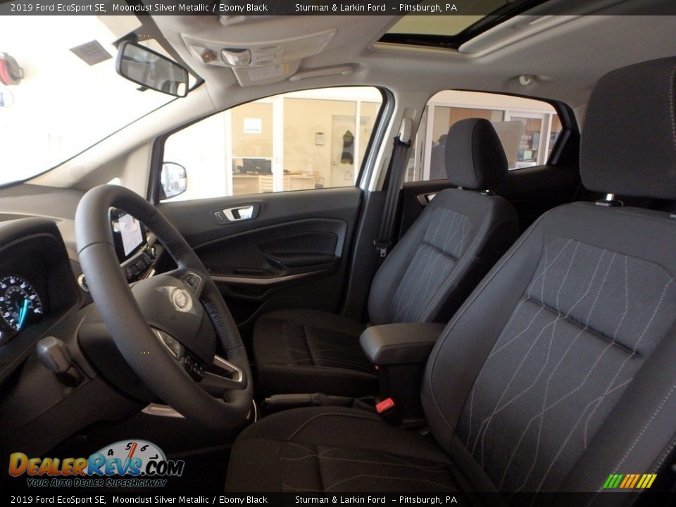 2019 Ford EcoSport SE Moondust Silver Metallic / Ebony Black Photo #7