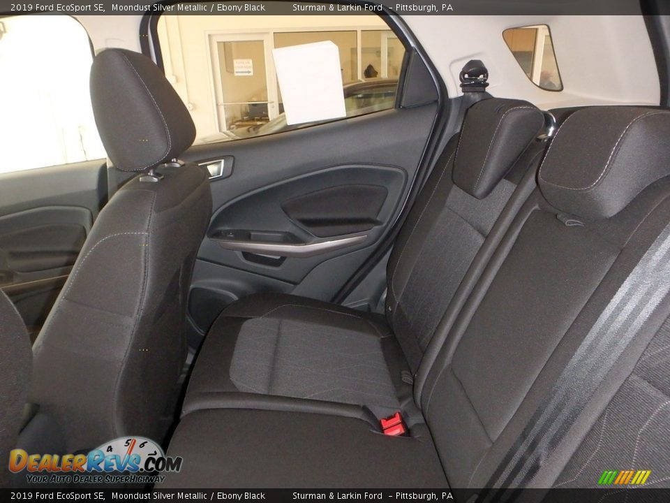 2019 Ford EcoSport SE Moondust Silver Metallic / Ebony Black Photo #8