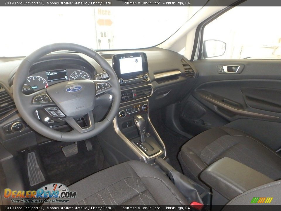 2019 Ford EcoSport SE Moondust Silver Metallic / Ebony Black Photo #9