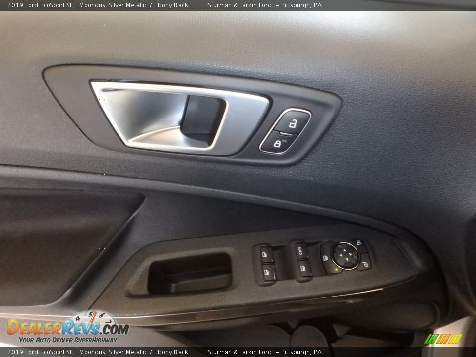 2019 Ford EcoSport SE Moondust Silver Metallic / Ebony Black Photo #10