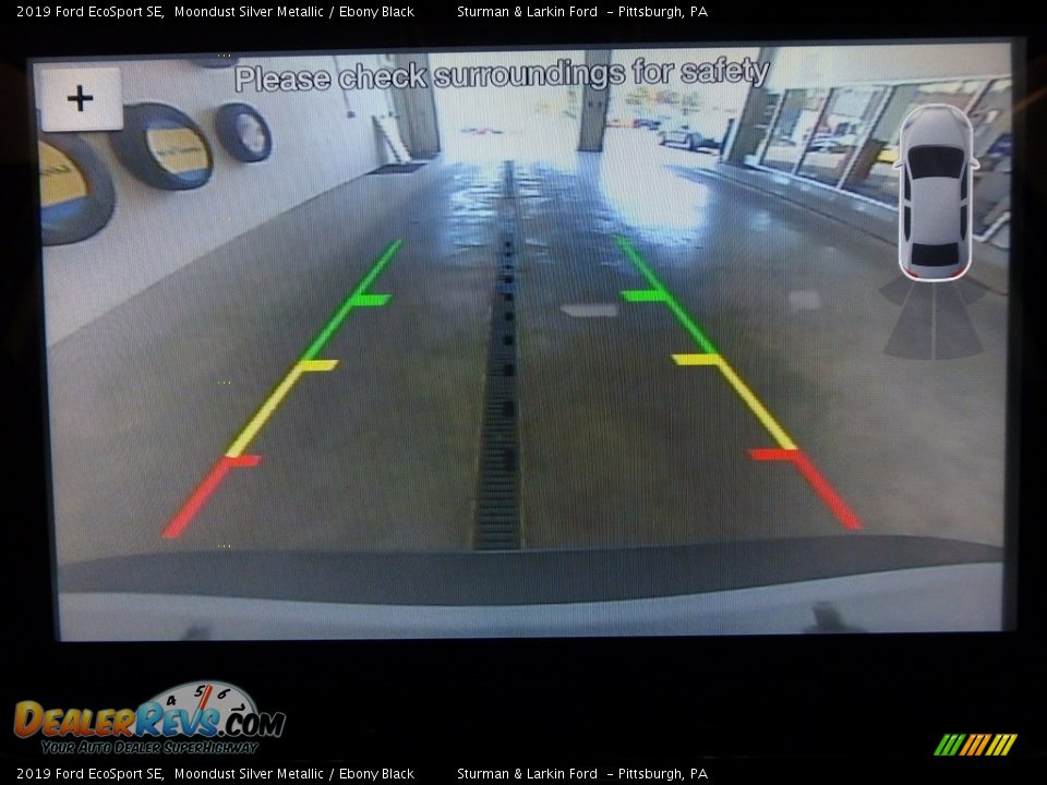 2019 Ford EcoSport SE Moondust Silver Metallic / Ebony Black Photo #12