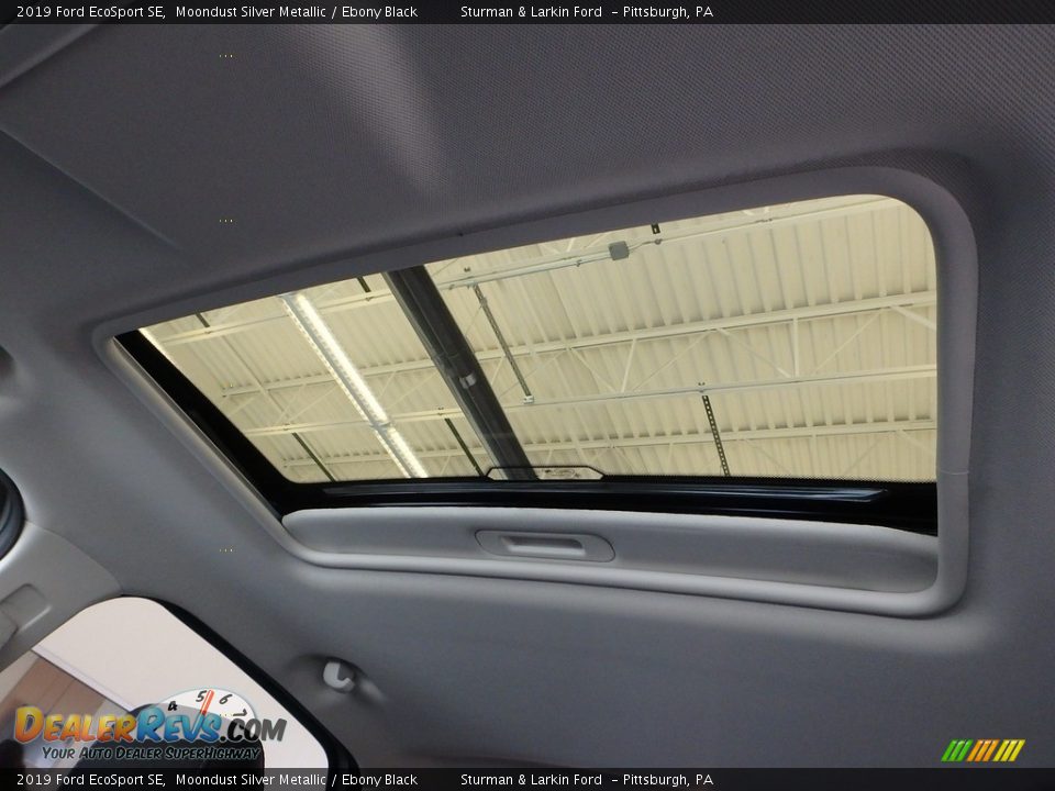 2019 Ford EcoSport SE Moondust Silver Metallic / Ebony Black Photo #15
