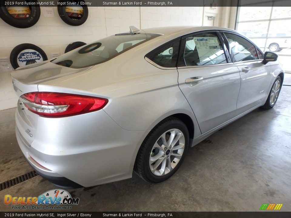 2019 Ford Fusion Hybrid SE Ingot Silver / Ebony Photo #2
