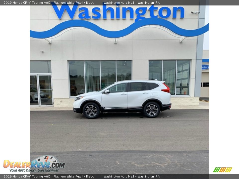 2019 Honda CR-V Touring AWD Platinum White Pearl / Black Photo #1