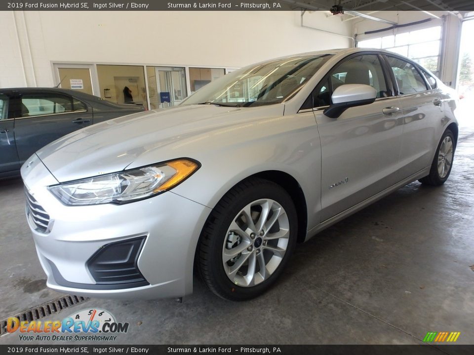 2019 Ford Fusion Hybrid SE Ingot Silver / Ebony Photo #5