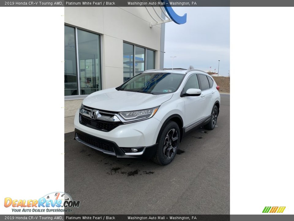 2019 Honda CR-V Touring AWD Platinum White Pearl / Black Photo #2