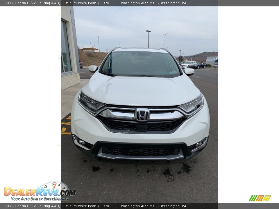 2019 Honda CR-V Touring AWD Platinum White Pearl / Black Photo #3