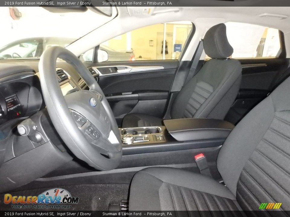 2019 Ford Fusion Hybrid SE Ingot Silver / Ebony Photo #7