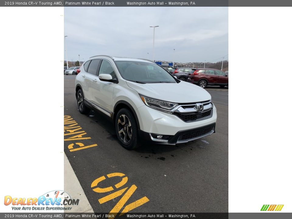 2019 Honda CR-V Touring AWD Platinum White Pearl / Black Photo #4