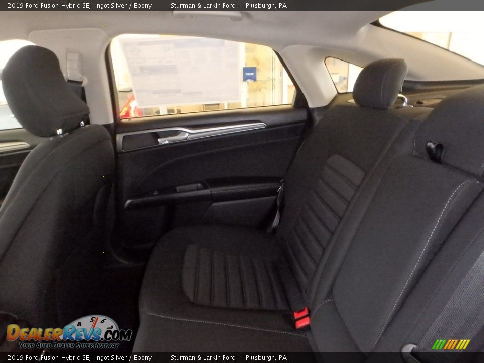 2019 Ford Fusion Hybrid SE Ingot Silver / Ebony Photo #8
