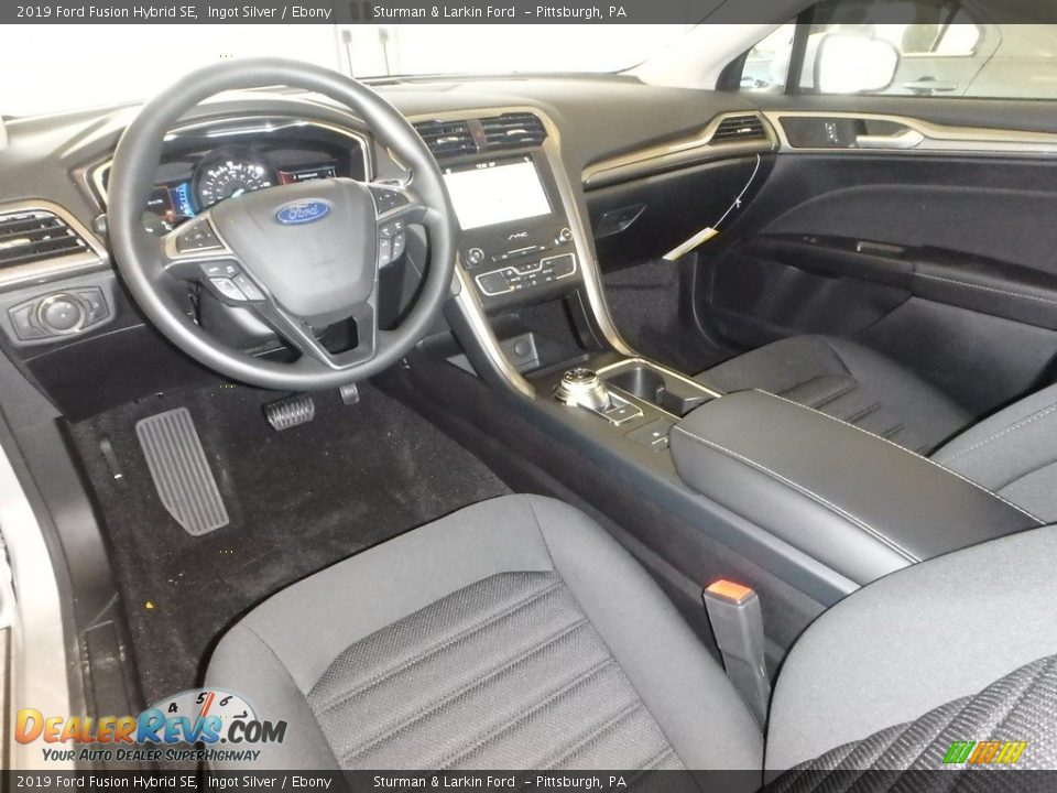 2019 Ford Fusion Hybrid SE Ingot Silver / Ebony Photo #9
