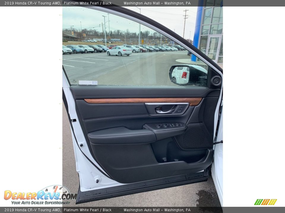 2019 Honda CR-V Touring AWD Platinum White Pearl / Black Photo #8