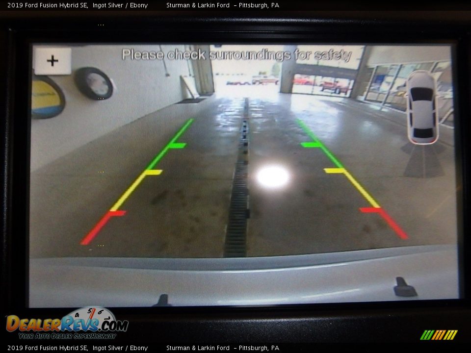 2019 Ford Fusion Hybrid SE Ingot Silver / Ebony Photo #12