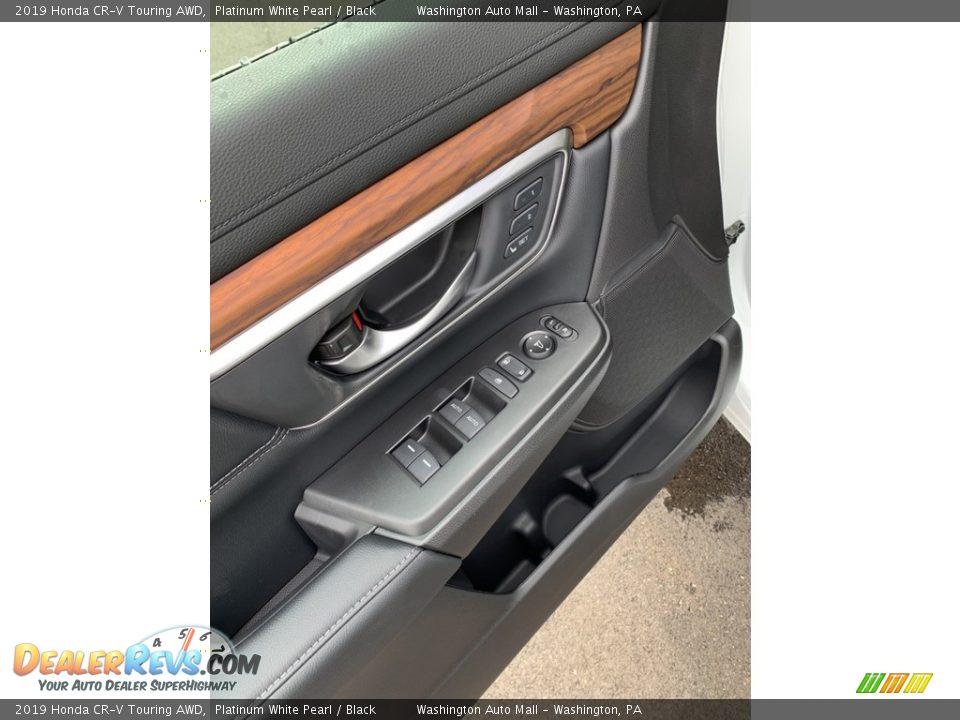 2019 Honda CR-V Touring AWD Platinum White Pearl / Black Photo #9