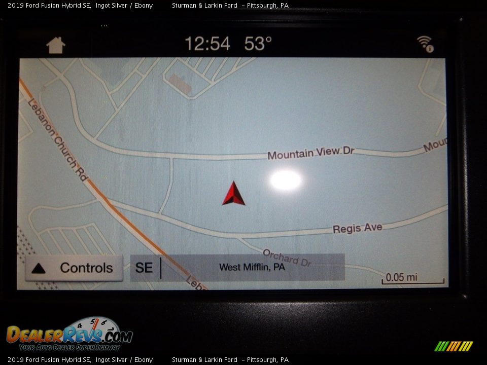 2019 Ford Fusion Hybrid SE Ingot Silver / Ebony Photo #13