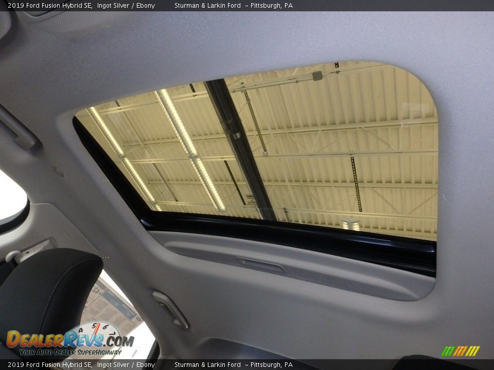 2019 Ford Fusion Hybrid SE Ingot Silver / Ebony Photo #15
