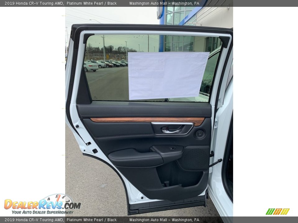 2019 Honda CR-V Touring AWD Platinum White Pearl / Black Photo #16
