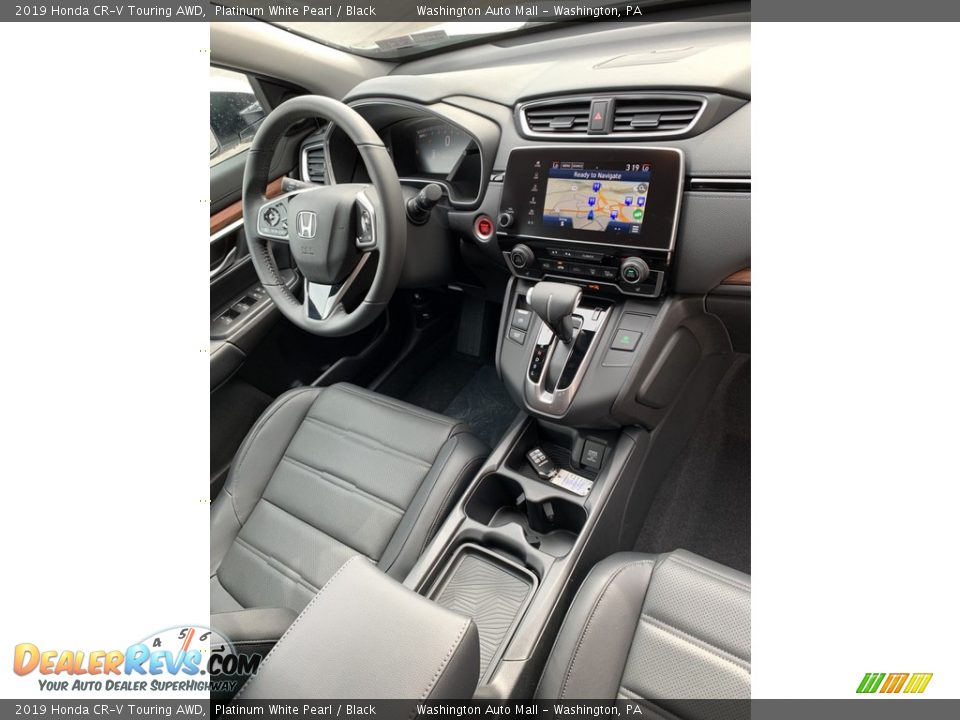 2019 Honda CR-V Touring AWD Platinum White Pearl / Black Photo #30