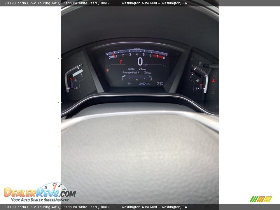 2019 Honda CR-V Touring AWD Platinum White Pearl / Black Photo #34