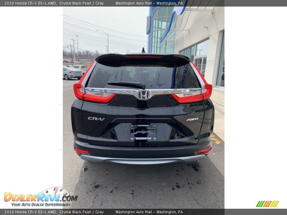 2019 Honda CR-V EX-L AWD Crystal Black Pearl / Gray Photo #6